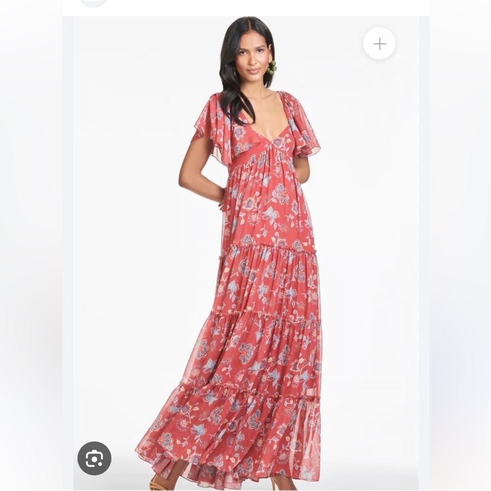 Sachin & Babi Kara Maxi Dress. Botanic Pink. Size 12. NWOT